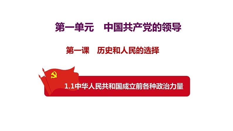 1.1中华人民共和国成立前各种政治力量课件-2023-2024学年高中政治统编版必修三政治与法治 (2)第3页