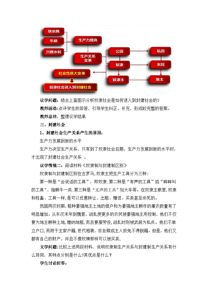 1.1.2《从封建社会到资本主义社会》教学设计02