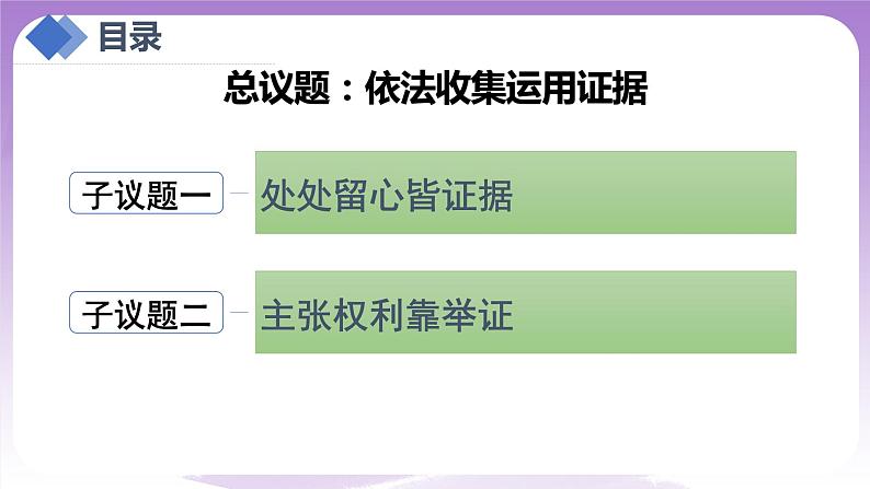 【核心素养】10.3《依法收集运用证据》课件+教案+视频04
