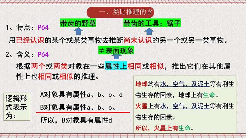 统编版高中政治选修三 7.2《类比推理及其方法》课件05