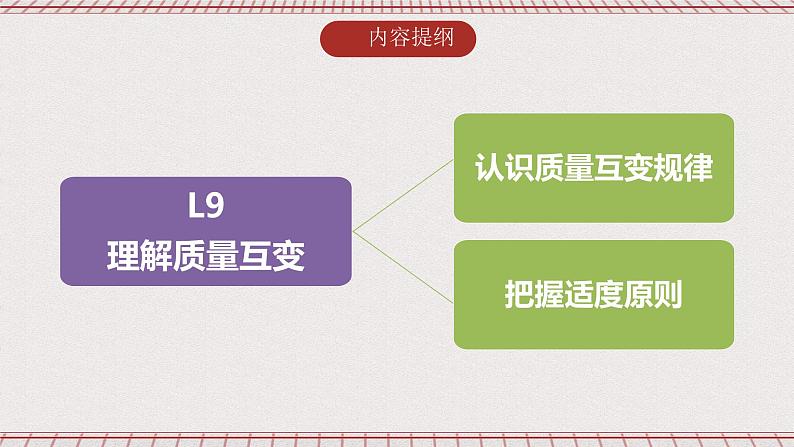 统编版高中政治选修三 9.1《认识质量互变规律》课件第2页