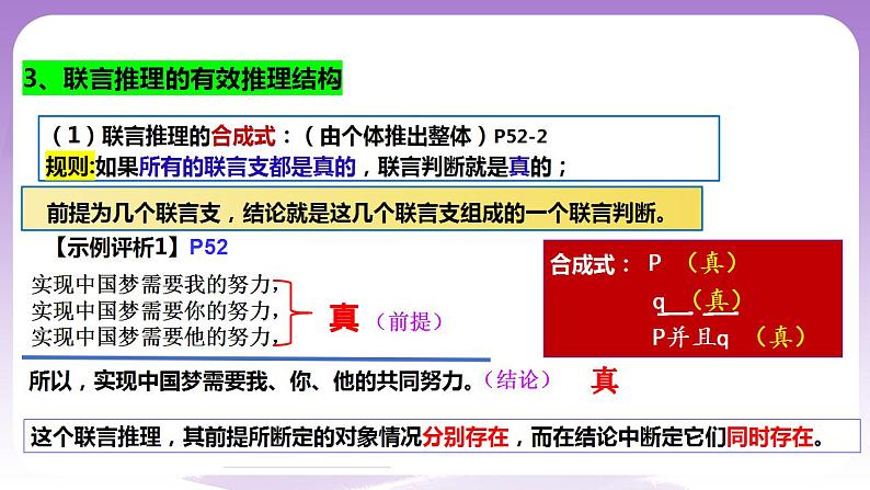 6.3《复合判断的演绎推理方法》课件 统编版高中政治选修三第6页