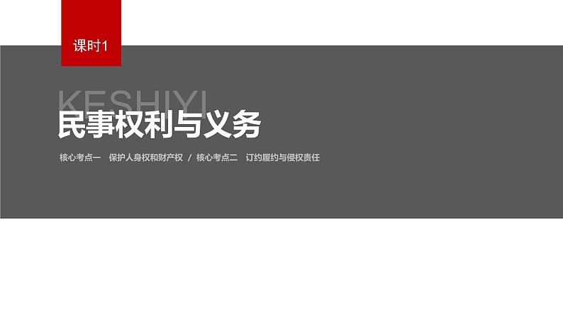 新高考政治二轮复习（新高考版） 专题13　课时1　民事权利与义务06