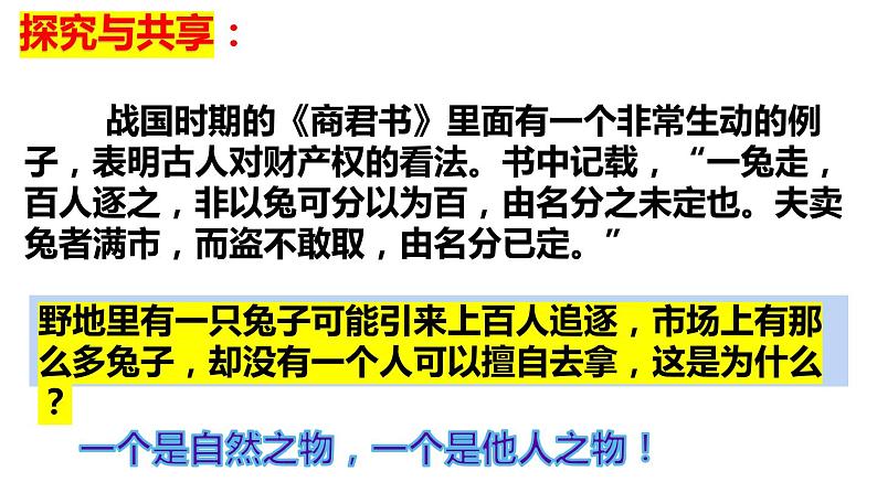 2.1 保障各类物权 （课件 ） 高中政治选择性必修2 法律与生活同步课件第5页