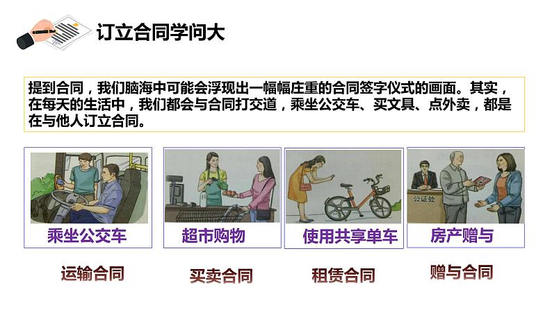 3.1 订立合同学问大 （课件 ） 高中政治选择性必修2 法律与生活同步课件08