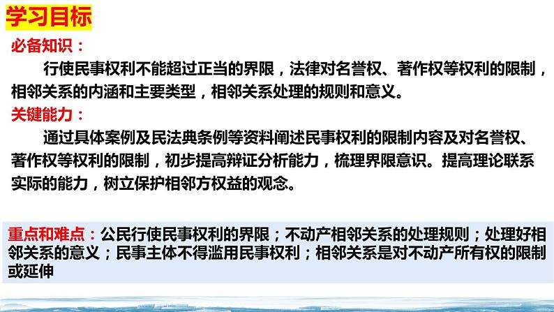 4.2 权利行使 注意界限 （课件 ） 高中政治选择性必修2 法律与生活同步课件03