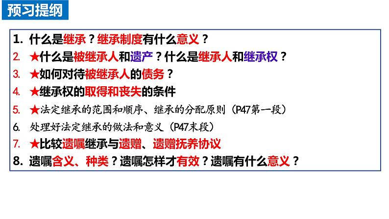 5.2 薪火相传有继承 （课件 ） 高中政治选择性必修2 法律与生活同步课件第2页