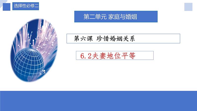 6.2 夫妻平等关系 （课件 ） 高中政治选择性必修2 法律与生活同步课件01