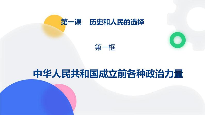 1.1中华人民共和国成立前各种政治力量（课件）高中政治 必修3 政治与法治 同步课件 (2)01