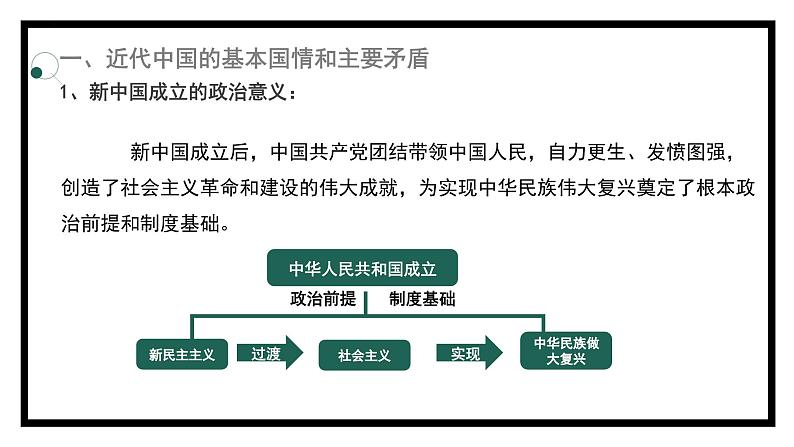 1.2中国共产党领导人民站起来、富起来、强起来（课件）高中政治 必修3 政治与法治 同步课件08