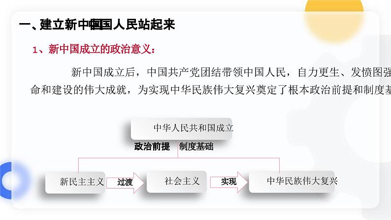 1.2中国共产党领导人民站起来、富起来、强起来（课件）高中政治 必修3 政治与法治 同步课件 (2)第8页