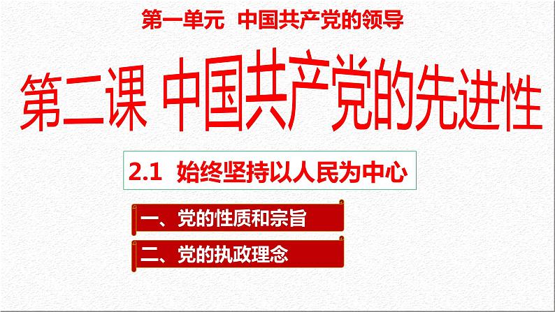 2.1 始终坚持以人民为中心（课件）高中政治 必修3 政治与法治 同步课件 (2)第2页