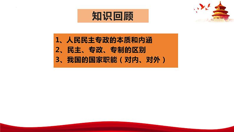 5.1  人民代表大会：我国的国家权力机关（课件）高中政治 必修3 政治与法治 同步课件第1页