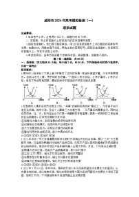 陕西省咸阳市2024年高考第一次模拟考试政治试题及答案