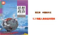 人教统编版选择性必修1 当代国际政治与经济构建人类命运共同体课文配套ppt课件