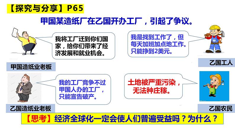 6.2 日益开放的世界经济（课件）-高中政治 选择性必修1  统编版05