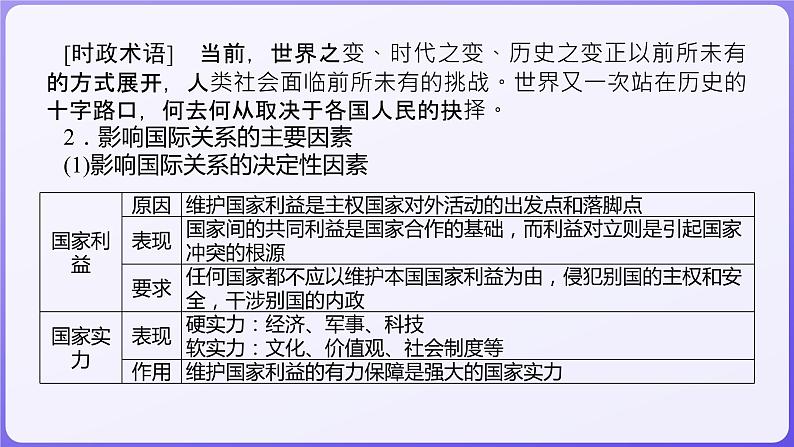 2024学年新高考政治二轮复习专题同步课件 专题十一　世界多极化和经济全球化第5页