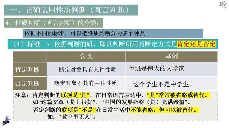 【教师必备】统编版 高中政治 选修3 同步备课 5.2正确运用简单判断课件06