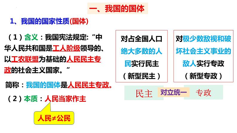 4.1人民民主专政的本质：人民当家作主课件-2023-2024学年高中政治统编版必修三政治与法治(1)第5页