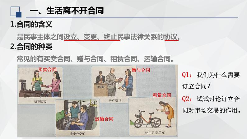 3.1 订立合同学问大 课件-2023-2024学年高中政治统编版选择性必修二法律与生活第4页