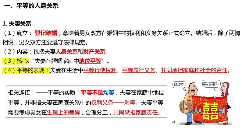 6.2夫妻地位平等课件-2023-2024学年高中政治统编版选择性必修二法律与生活第5页