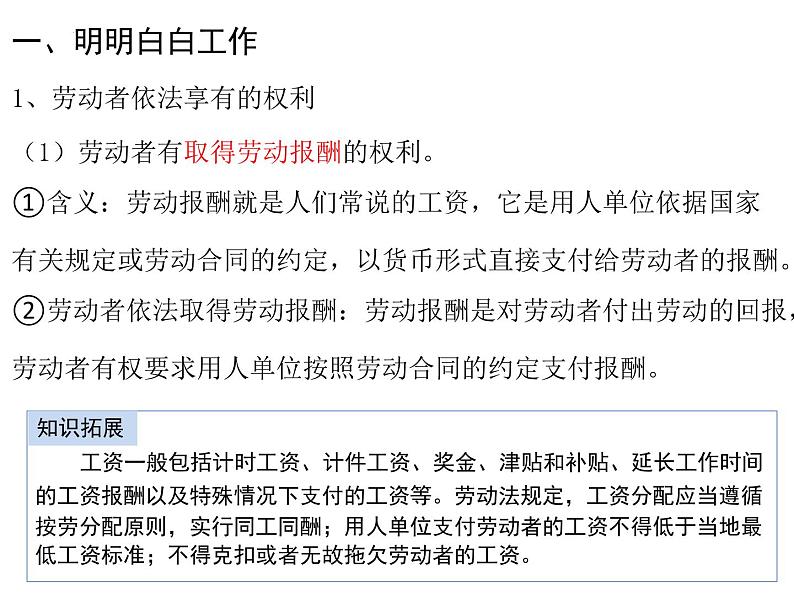 7.2 心中有数上职场 课件-2023-2024学年高中政治统编版选择性必修二法律与生活04