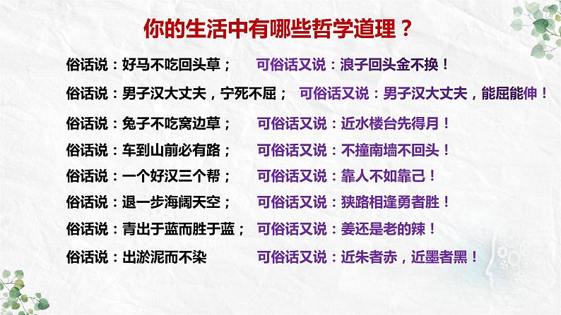 1.1追求智慧的学问课件-2023-2024学年高中政治统编版必修四哲学与文化第6页