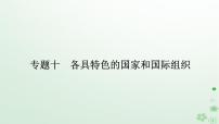 新教材2024高考政治二轮专题复习专题十各具特色的国家和国际组织课件