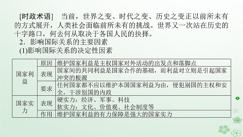 新教材2024高考政治二轮专题复习专题十一世界多极化和经济全球化课件第5页