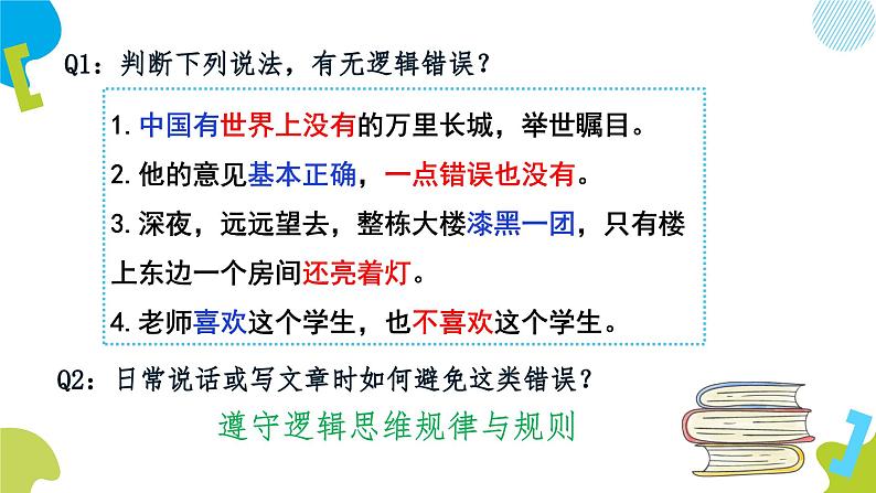 2.2逻辑思维的基本要求 课件-2023-2024学年高中政治统编版选择性必修3逻辑与思维 -第3页