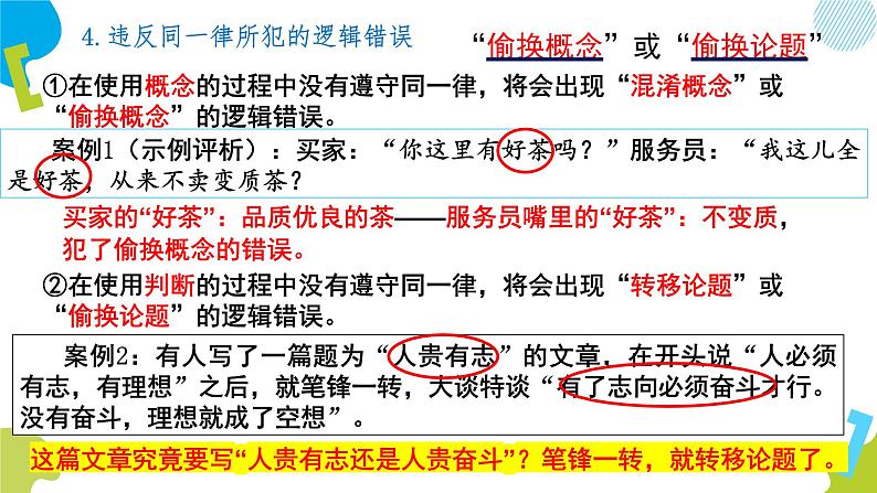 2.2逻辑思维的基本要求 课件-2023-2024学年高中政治统编版选择性必修3逻辑与思维 -第7页