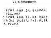 6.3 复合判断的演绎推理方法 课件-2023-2024学年高中政治统编版选择性必修3逻辑与思维 -
