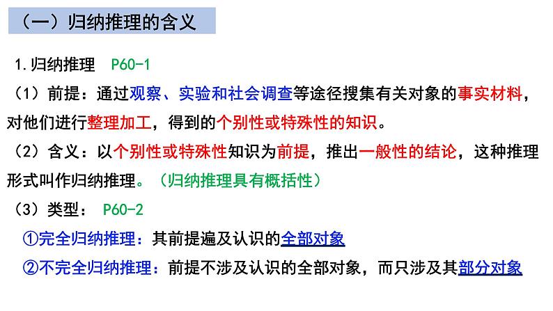 7.1归纳推理及其方法 课件-2023-2024学年高中政治统编版选择性必修3逻辑与思维06