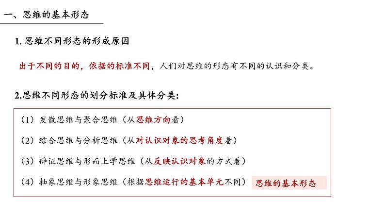 1.2思维形态及其特征 课件-2023-2024学年高中政治统编版选择性必修3逻辑与思维第7页