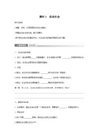 人教统编版必修3 政治与法治法治社会学案