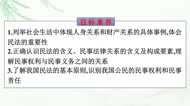 人教版（浙江专用）高中思想政治选择性必修2法律与生活第1单元第1课第1框认真对待民事权利与义务课件第4页