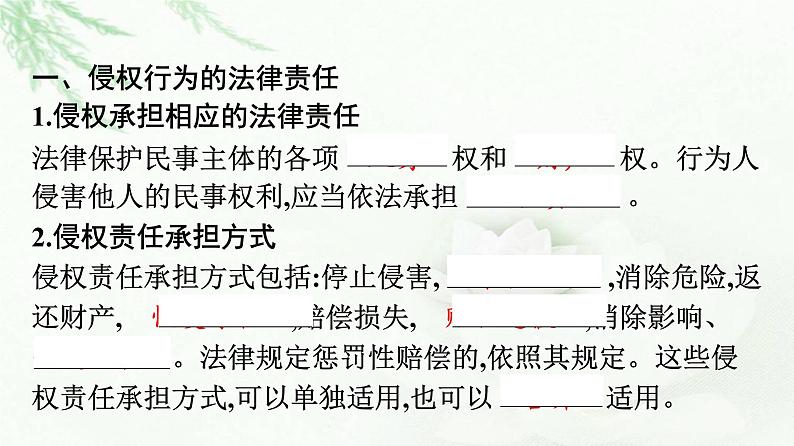 人教版（浙江专用）高中思想政治选择性必修2法律与生活第1单元第4课第1框权利保障于法有据课件第7页