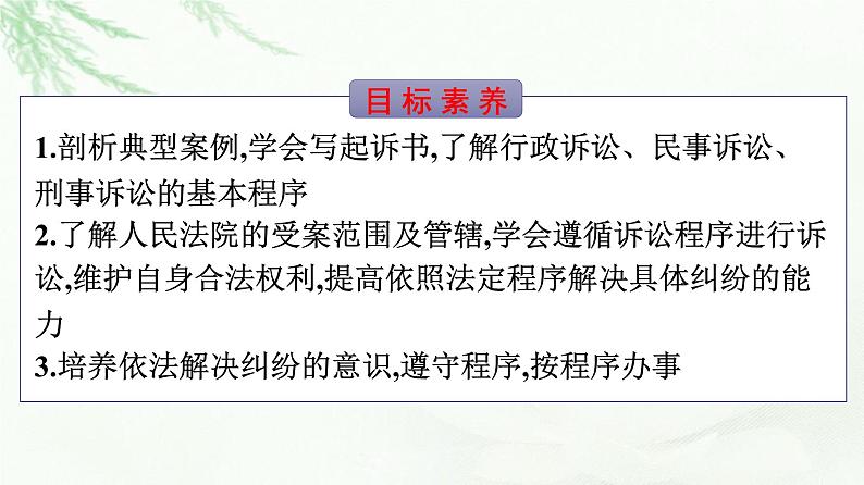 人教版（浙江专用）高中思想政治选择性必修2法律与生活第4单元第10课第2框严格遵守诉讼程序课件04