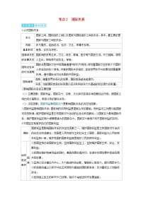 备考2024届高考政治一轮复习讲义选择性必修1第二课世界多极化第一课时国际关系与国际形势考点2国际关系