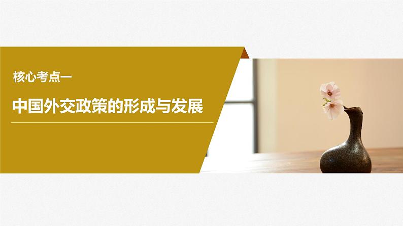 2024年高考政治一轮复习课件（部编版） 选择性必修1　第28课　课时2　中国的外交06