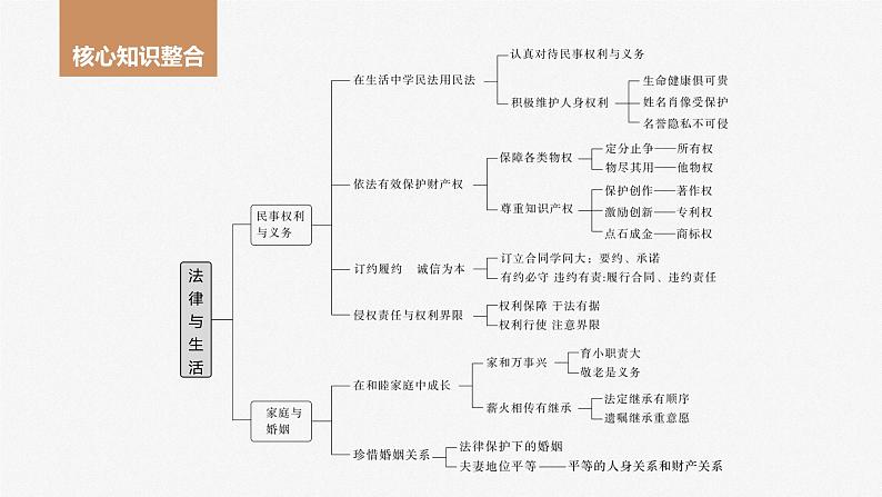 2024年高考政治一轮复习课件（部编版） 选择性必修2　阶段提升复习7　法律与生活04