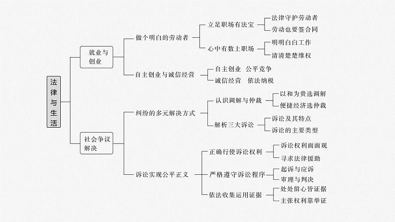 2024年高考政治一轮复习课件（部编版） 选择性必修2　阶段提升复习7　法律与生活05