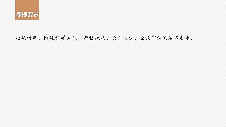 2024年高考政治一轮复习课件（部编版） 必修3　第17课　课时1　科学立法与严格执法04