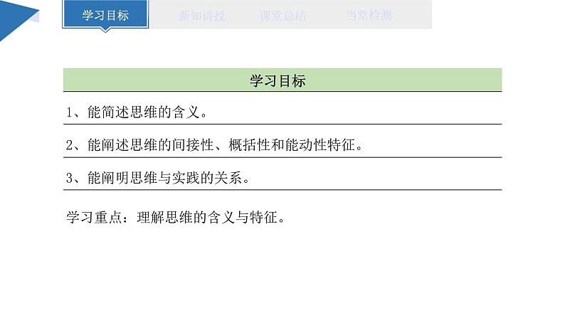 1.1 思维的含义与特征 课件 高二思想政治部编版选择性必修3第2页