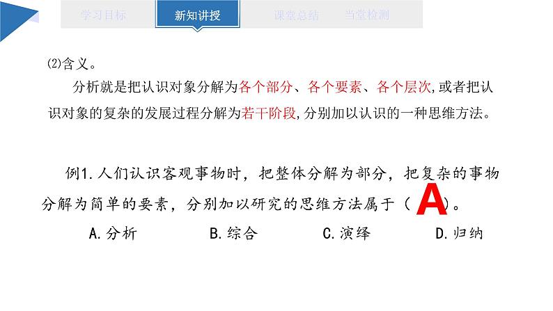 8.2 分析与综合及其辩证关系课件 高二思想政治部编版选择性必修3第6页