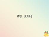 2024版新教材高中政治第三单元全面依法治国第八课法治中国建设课时3法治社会课件部编版必修3