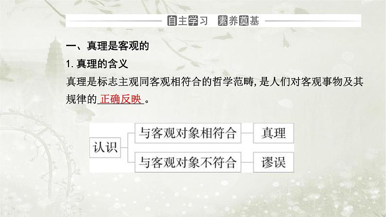 人教版高中思想政治必修4哲学与文化第二单元认识社会与价值选择第四课第二框在实践中追求和发展真理课件第3页