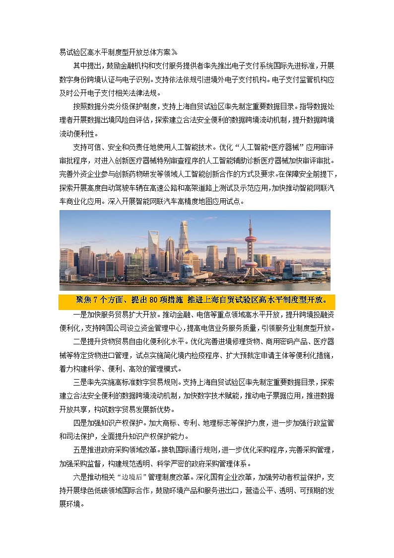 热点15 上海自贸区丰硕十周年2024年高考政治【热点·重难点】专练（新高考专用）02