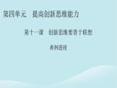 2024春高中政治第四單元提高創(chuàng)新思維能力第十一課創(chuàng)新思維要善于聯(lián)想典例透視課件部編版選擇性必修3