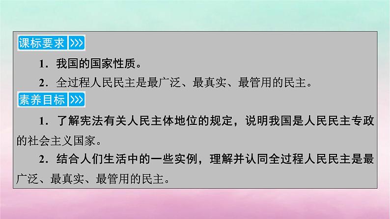 2024高中政治第2单元人民当家作主第4课人民民主专政的社会主义国家第1框人民民主专政的本质：人民当家作主课件（部编版必修3）05